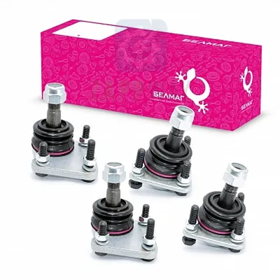 Комплект шаровых опор ВАЗ 21214 М.5.2 "Конвейерная" с крепежом БелМаг