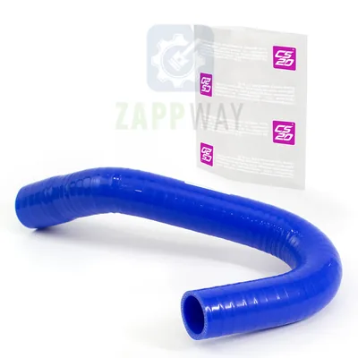 Патрубок вентиляции картера нижний 2112 16кл. (синий силикон) "PROFI" CS20