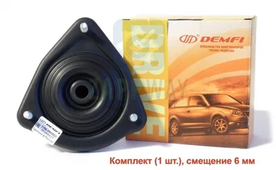 Опора передней стойки "ДРАЙВ" 2190 (без подш., со смещ.6мм., без ЭУР) Demfi
