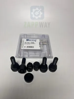 Болты колесные секретные черные (штамп. диск) 2101 HERZOG