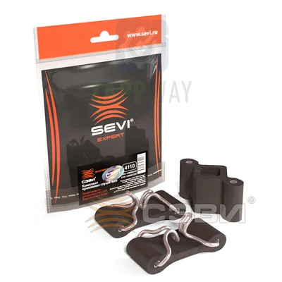 Комплект крепления глушителя (компл.: 3шт) 2101, 2107 SEVI EXPERT