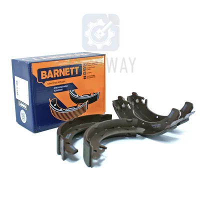 Колодки тормозные задние барабанные ВАЗ 2108-15, Priora, Granta, Kalina без ABS BARNETT