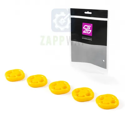 Комплект подушек глушителя (компл.: 5шт) 2108 (желтый полиуретан) "COMFORT" CS20