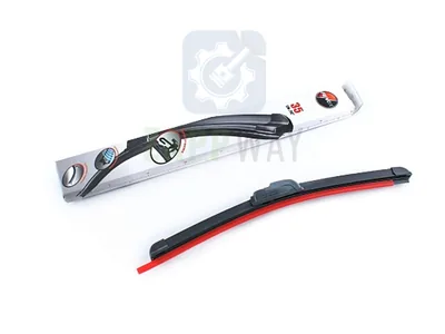Щетка стеклоочистителя бескаркасная (WB35210) крючок, 35см (14") FENOX