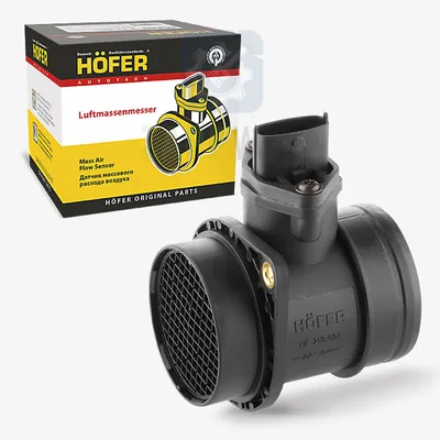 Датчик массового расхода воздуха (ДМРВ) 2108, 2110, 2123 (-2004) (аналог 0 280 218 037) Hofer