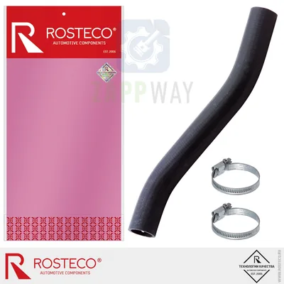 Патрубок радиатора верхний с хомутами ВАЗ 2108-99 (20134) ROSTECO
