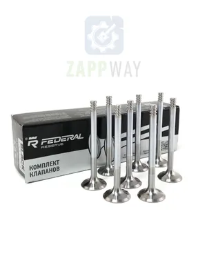Клапаны впускные КОМПЛЕКТ ВАЗ (16кл) 2110-2112, Priora, Kalina, Granta - Black Edition Federal Reserve