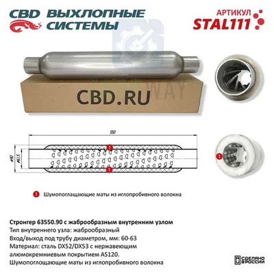 Стронгер жаброобразный внутренний узел CBD