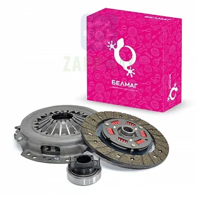 Сцепление в сборе ВАЗ 2121 (диск нажимной, диск ведомый, выжимной подшипник) БелМаг