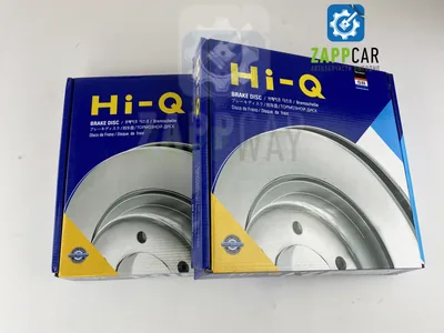 Диски тормозные HI-Q передние вентилируемые 2шт NISSAN MICRA 03-/NOTE 06-/RENAULT MEGANE 03-/CLIO 05-