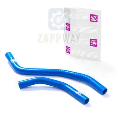 Комплект патрубков отопителя (компл.: 2шт.) 1118 (синий силикон) "PROFI" CS20