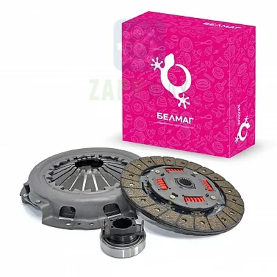 Сцепление в сборе ВАЗ 2123 (диск нажимной, диск ведомый, выжимной подшипник) БелМаг