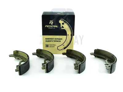 Колодки тормозные задние Kalina FR1118-3502090 барабанные (под ABS) |10| Federal Reserve