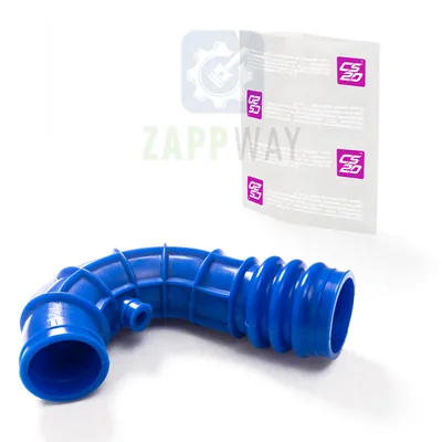 Патрубок воздушного фильтра "шланг впускной трубы" 2112 16кл. (синий силикон) "PROFI" CS20