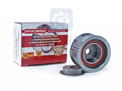 Ролик ГРМ опорный ВАЗ (21120-1006135PM) 16V, 2 подшипника РУСМАШ