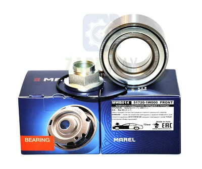 Подшипник передней ступицы (установочный комплект) SOLARIS (2014-2017), RIO III (2014-2017) Marel