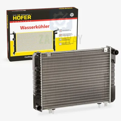 Радиатор охлаждения ГАЗ 3302 ( с 99г.в.) 2-х рядный Hofer