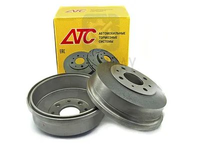 Барабан тормозной задний 2108 (АТС 11186) чугун (2 шт) |180| АТС