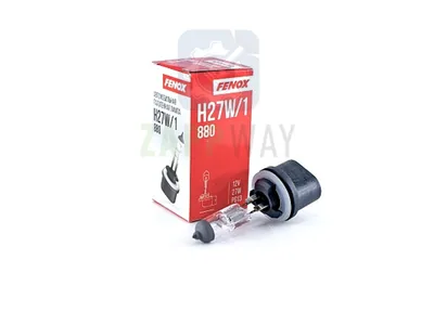 Лампа галогенная (BH1900) H27W/1, 12V, 27W, PG13, 3000K FENOX