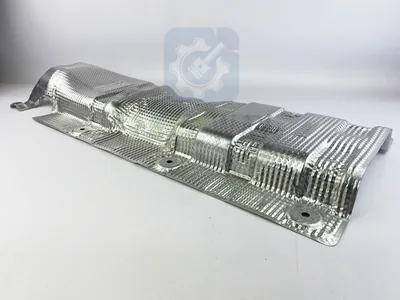 Термоэкран (защита) глушителя для Renault Logan, Duster 1 поколения (HSA, HSM), Lada Largus,