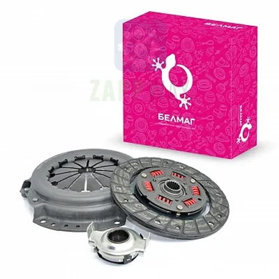 Сцепление в сборе ВАЗ 2108 (диск нажимной, диск ведомый, выжимной подшипник) БелМаг