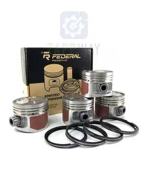 Поршневая группа ВАЗ двигателя: 21124  (82.0, E) 1.6л 16кл Federal Reserve на авто: ВАЗ 2110, ВАЗ 2111,ВАЗ 2112, ВАЗ 2114, ВАЗ 21123 (купе)