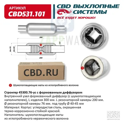 Стронгер с формованным диффузором CBD