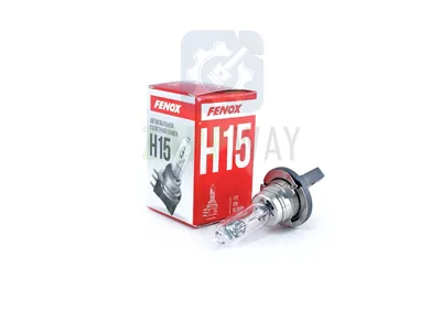 Лампа галогенная (BH2200) H15, 12V, 15/55W, 3000K/3275K FENOX