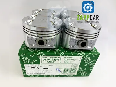 Поршни Largus (К4М-B) 79.5, B (16V) с пальцем СТК