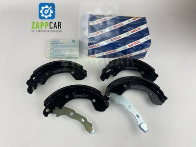 Колодки барабанные задние BOSH - Nissan Micra K12 1.2-1.5DCi 03>,  Vesta, Note, Terrano, Clio, Modus