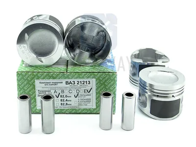 Поршни Niva (21213-1004018-E-EXP) 82.0, E (с пальцем) Export СТК